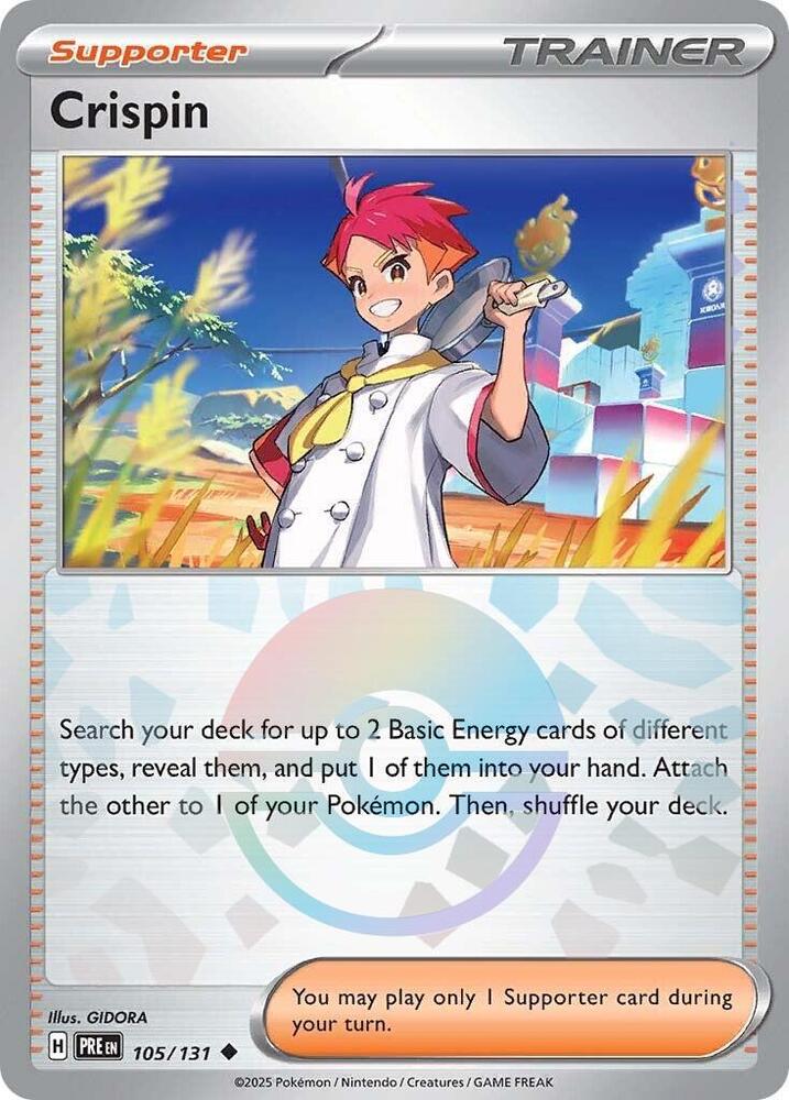 Crispin - 105/131 (Poke Ball Pattern) - 105/131 - Uncommon (Inglés Foil NM)