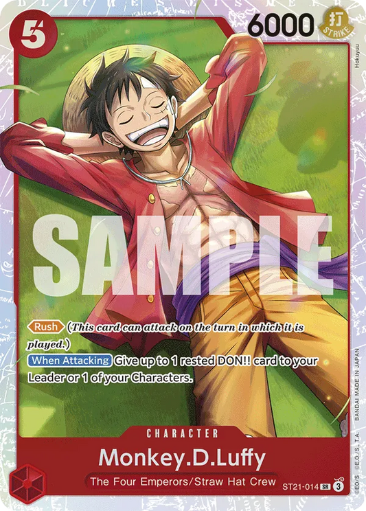 Monkey.D.Luffy (014) - ST21-014 - Super Rare Foil (Inglés Foil NM)