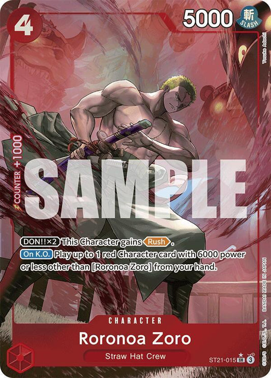 Roronoa Zoro (Parallel) - ST21-015 - Full Art Foil (Inglés Foil NM)