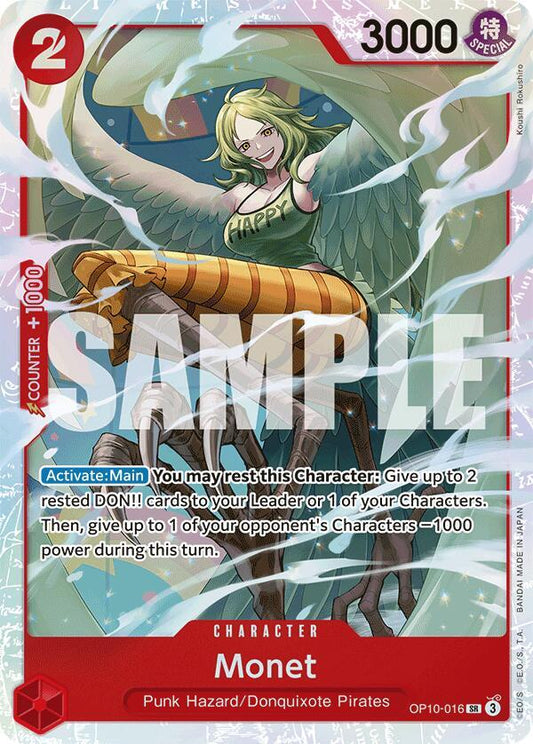 Monet - OP10-016 - Super Rare Foil (Inglés Foil NM)