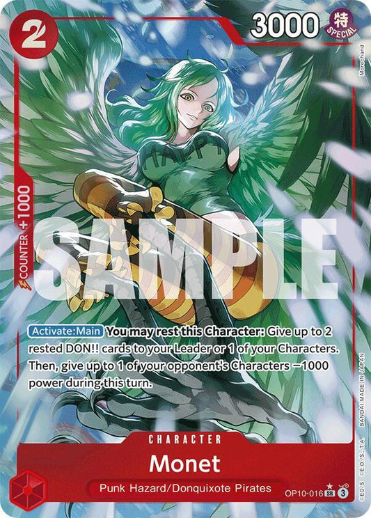 Monet (Parallel) - OP10-016 - Alternate Art Foil (Inglés Foil NM)