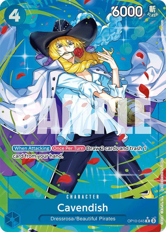Cavendish (045) (Parallel) - OP10-045 - Alternate Art Foil (Inglés Foil NM)