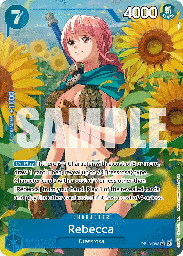 Rebecca (Parallel) - OP10-058 - Alternate Art Foil (Inglés Foil NM)