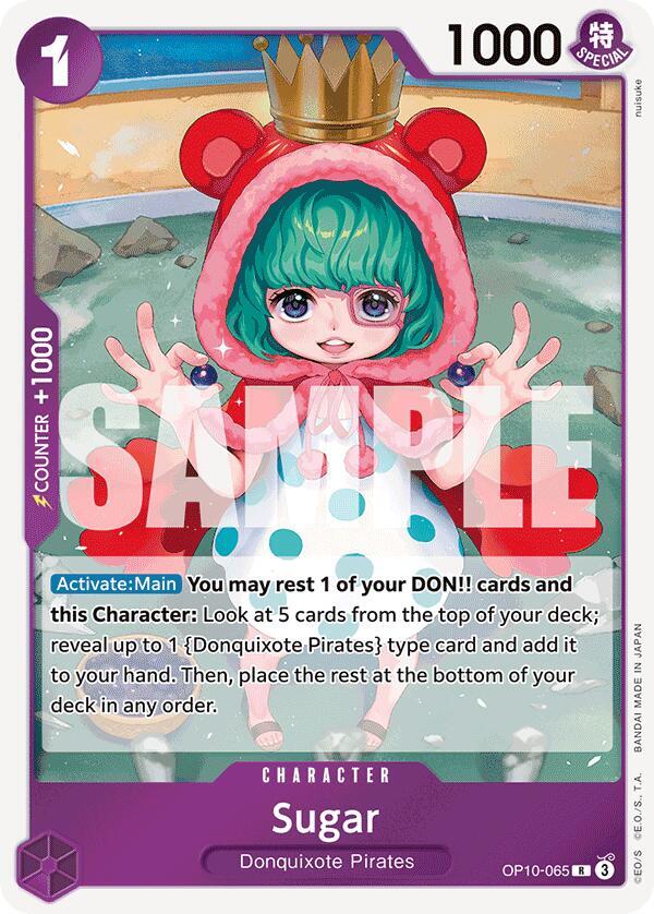 Sugar (065) - OP10-065 - Rare Foil (Inglés Foil NM)