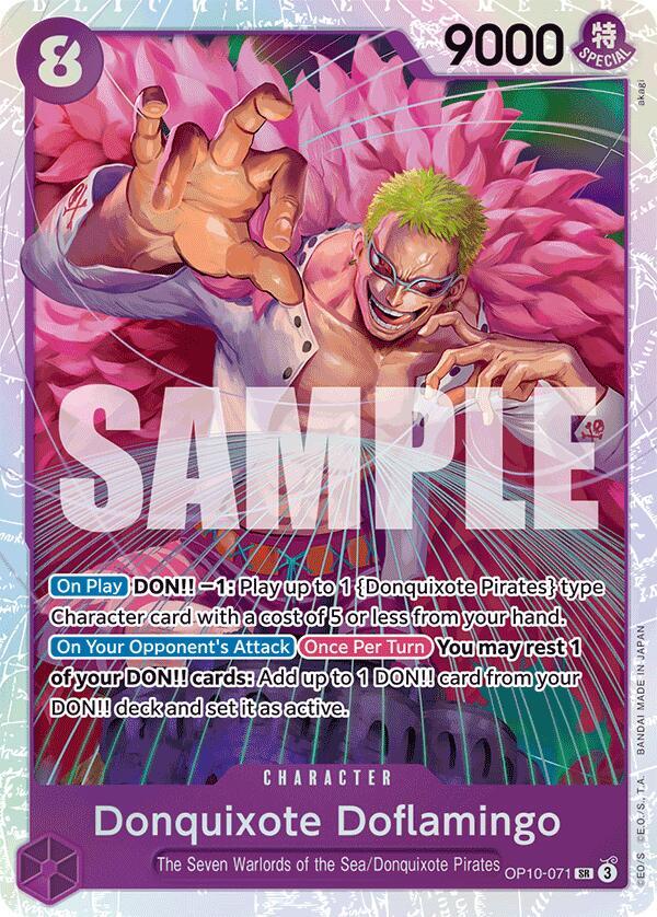 Donquixote Doflamingo - OP10-071 - Super Rare Foil (Inglés Foil NM)