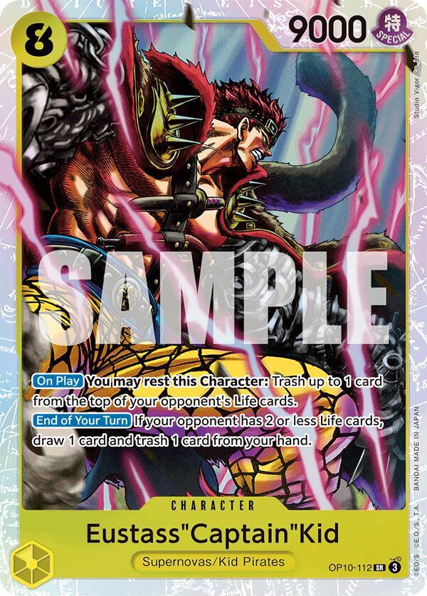 Eustass"Captain"Kid (112) - OP10-112 - Super Rare Foil (Inglés Foil NM)