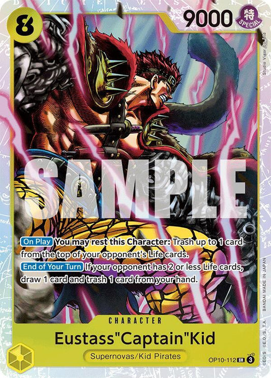 Eustass"Captain"Kid (112) - OP10-112 - Super Rare Foil (Inglés Foil NM)