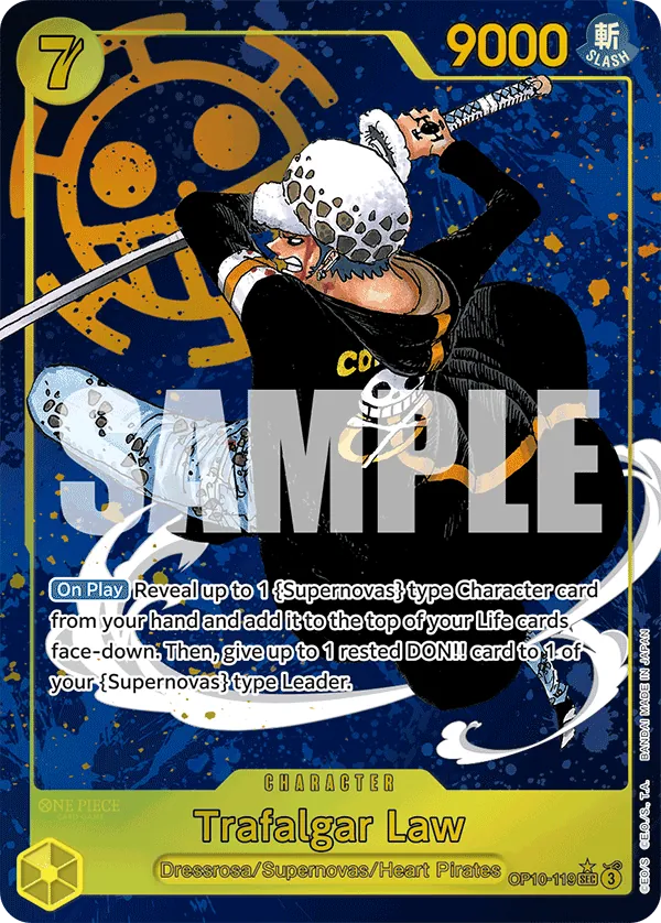 Trafalgar Law (119) (Parallel) - OP10-119 - Alternate Art Foil (Inglés Foil NM)