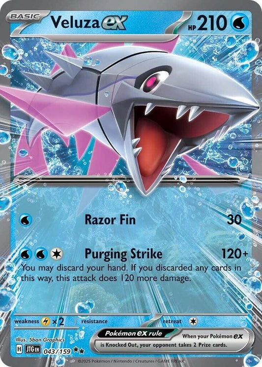 Veluza ex - 043/159 - Double Rare (Inglés Foil NM)