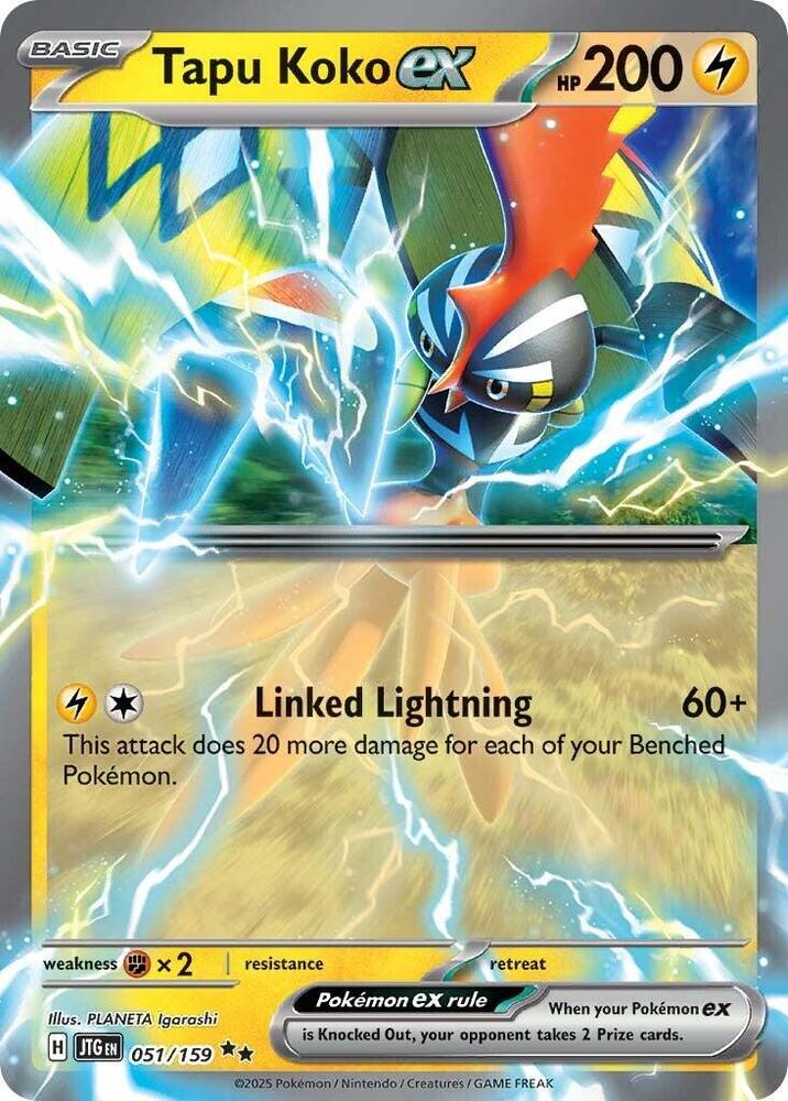Tapu Koko ex - 051/159 - Double Rare (Español Foil NM)