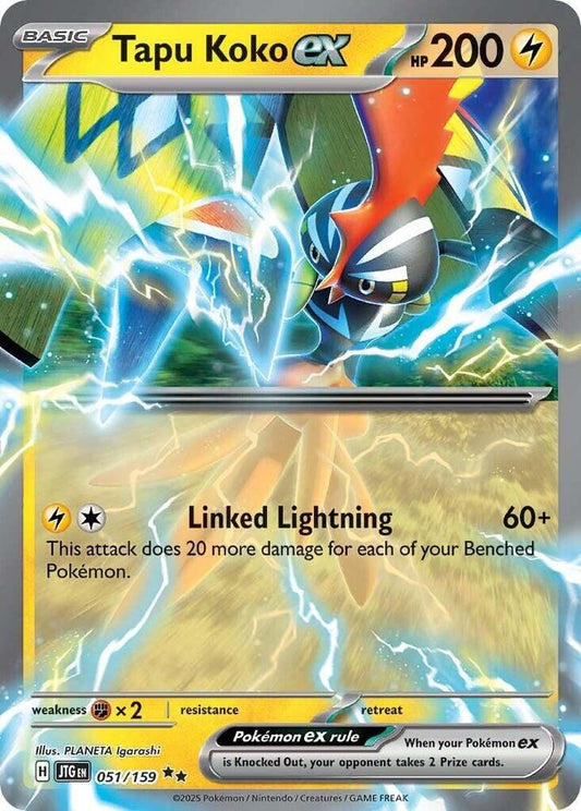 Tapu Koko ex - 051/159 - Double Rare (Español Foil NM)