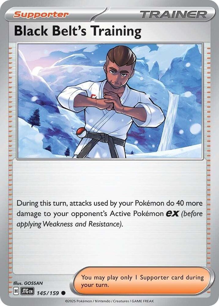 Black Belt's Training - 145/159 - Common (Inglés Reverse Holo NM)