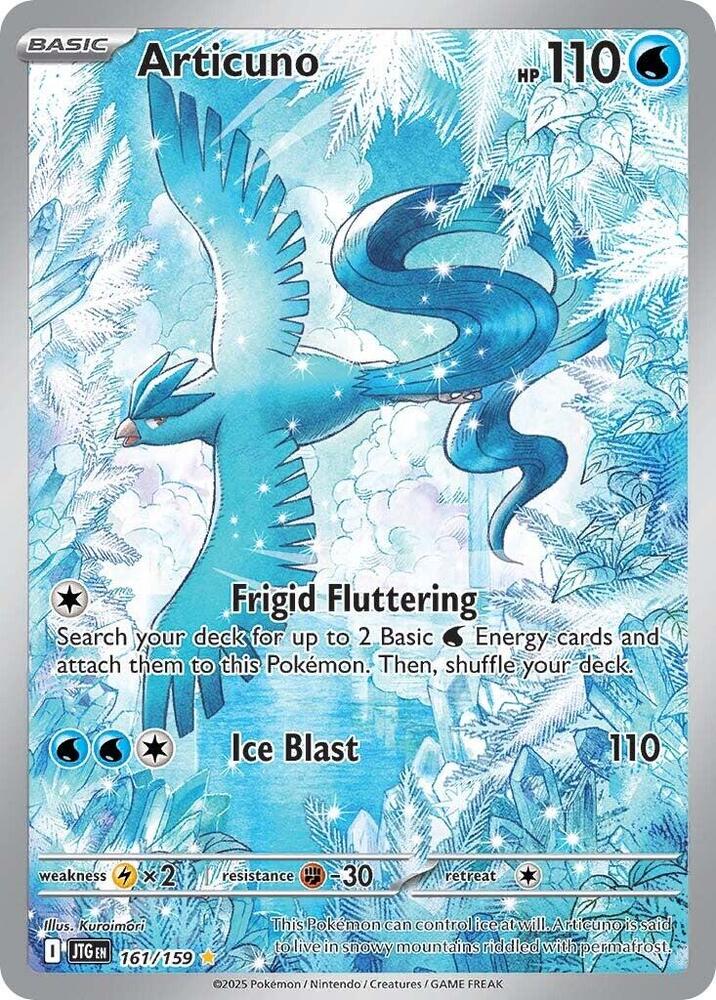 Articuno - 161/159 - Illustration Rare (Inglés Foil NM)