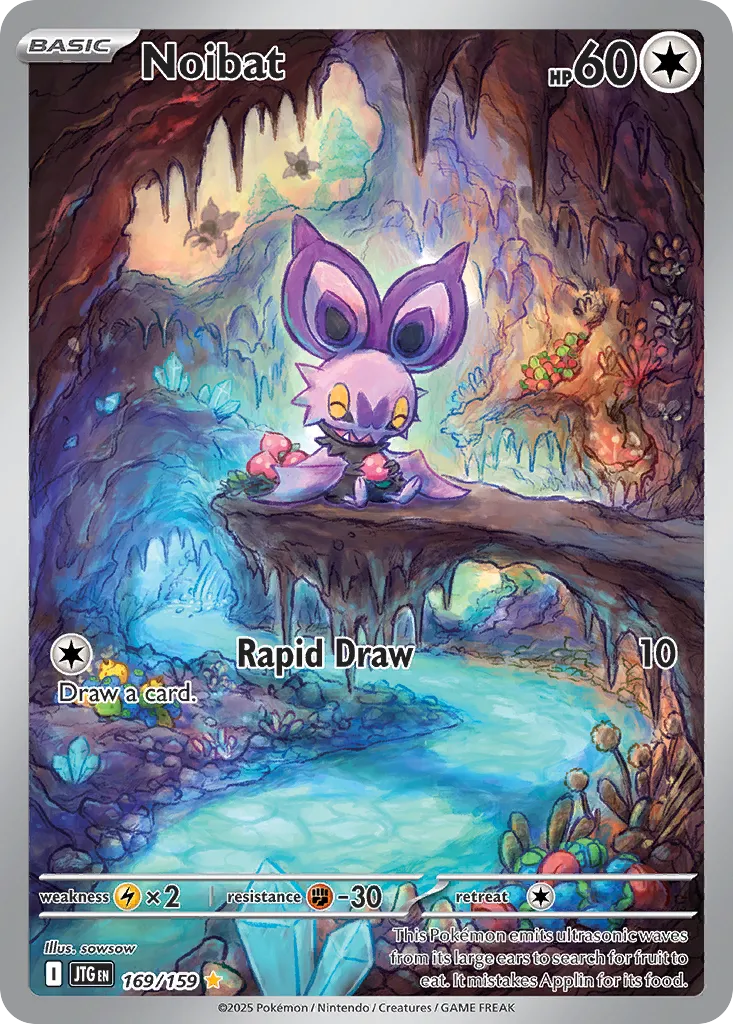 Noibat - 169/159 - Illustration Rare (Inglés Foil NM)