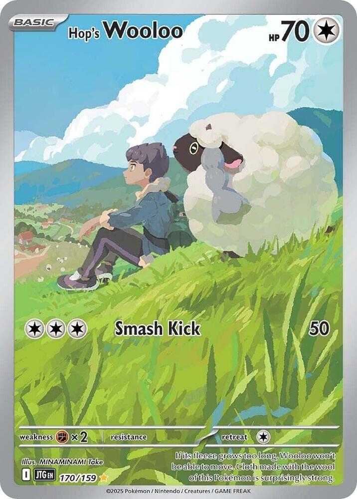 Hop's Wooloo - 170/159 - Illustration Rare (Inglés Foil NM)