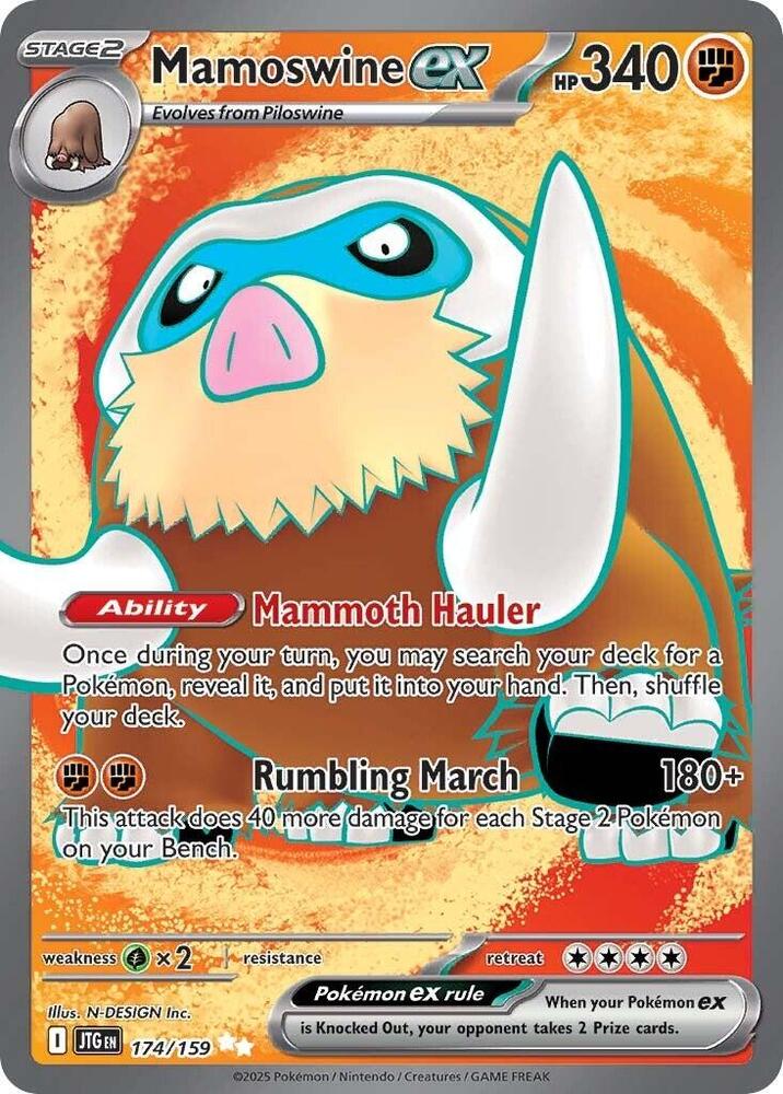 Mamoswine ex - 174/159 - Ultra Rare (Español Foil NM)