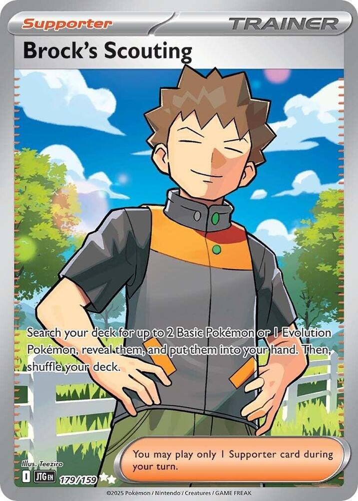 Brock's Scouting - 179/159 - Ultra Rare (Inglés Foil NM)