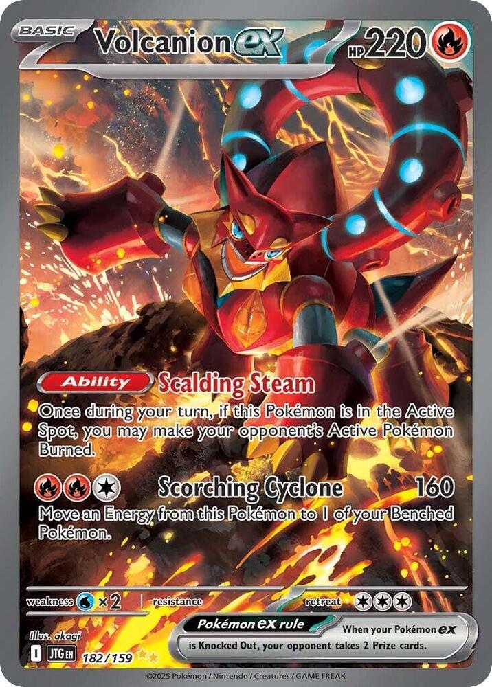Volcanion ex - 182/159 - Special Illustration Rare (Inglés Foil NM)