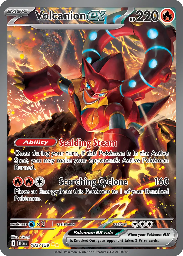 Volcanion ex - 182/159 - Special Illustration Rare (Español Foil NM)