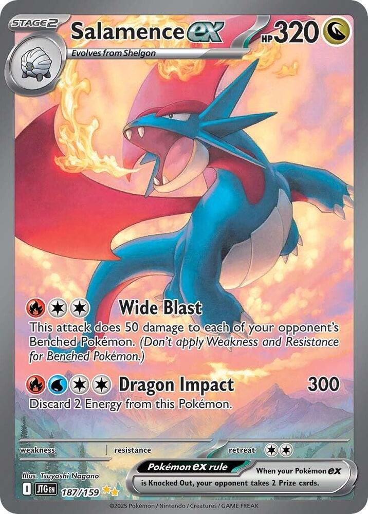 Salamence ex - 187/159 - Special Illustration Rare (Inglés Foil NM)