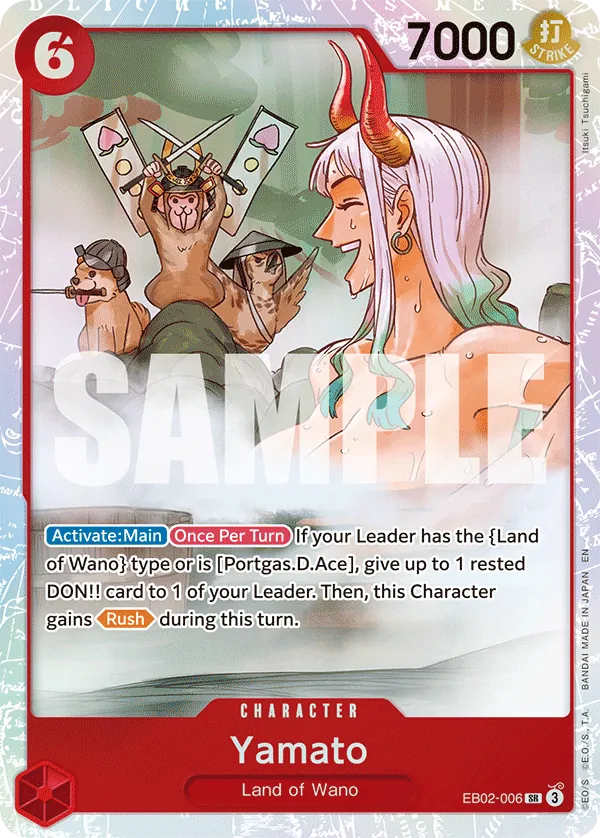 Yamato - EB02-006 - Super Rare Foil (Inglés Foil NM)