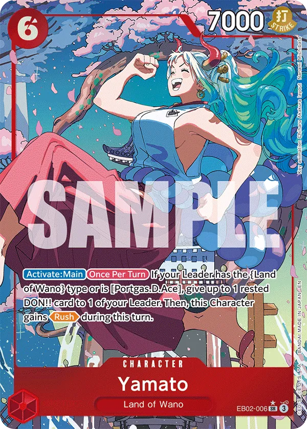 Yamato (Alternate Art) - EB02-006 - Alternate Art Foil (Inglés Foil NM)