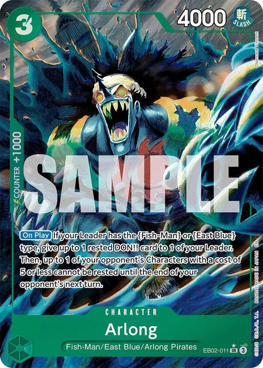 Arlong (Alternate Art) - EB02-011 - Alternate Art Foil (Inglés Foil NM)