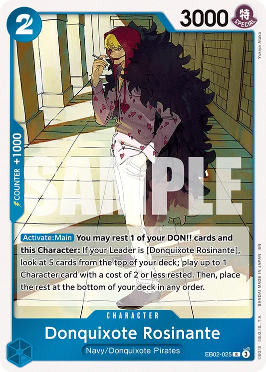 Donquixote Rosinante - EB02-025 - Rare Foil (Inglés Foil NM)