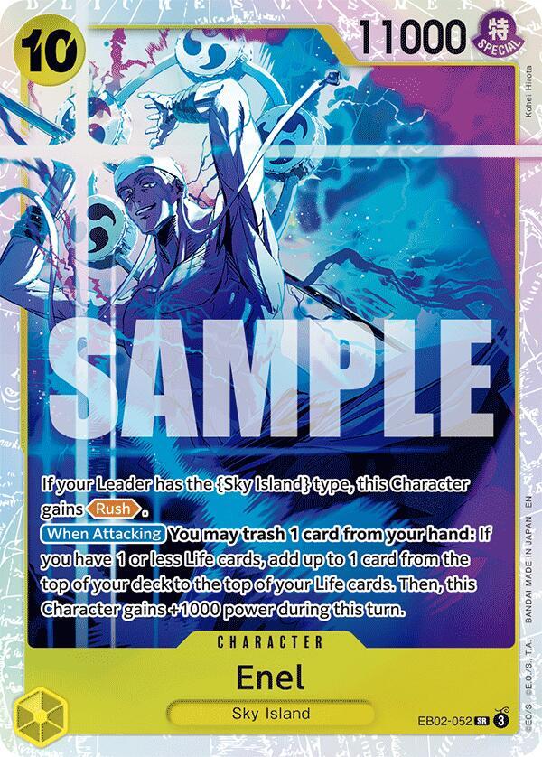 Enel - EB02-052 - Super Rare Foil (Inglés Foil NM)