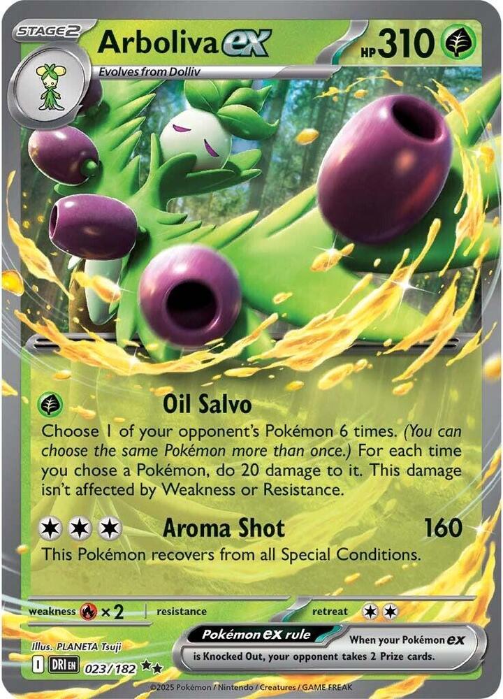 Arboliva ex - 023/182 - Double Rare (Inglés Foil NM)