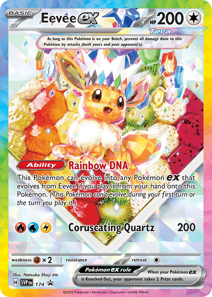 Eevee ex - 174 - Promo (Inglés Foil NM)