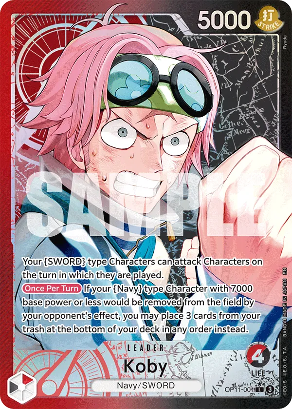 Koby (001) (Alternate Art) - OP11-001 - Alternate Art Foil (Inglés Foil NM)