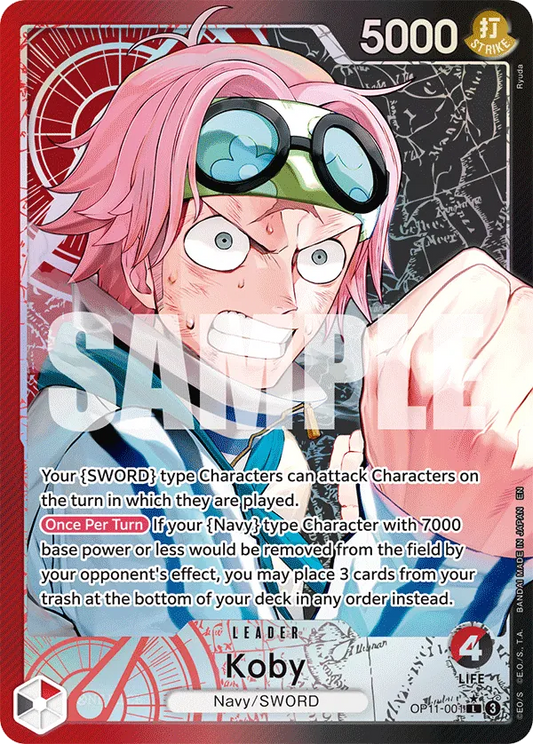 Koby (001) (Alternate Art) - OP11-001 - Alternate Art Foil (Inglés Foil NM)