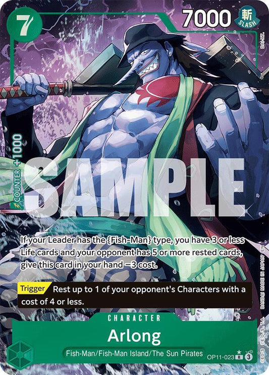 Arlong (Alternate Art) - OP11-023 - Alternate Art Foil (Inglés Foil NM)