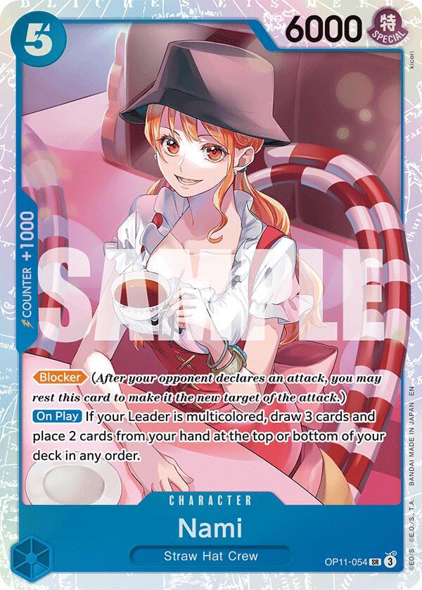 Nami (054) - OP11-054 - Super Rare Foil (Inglés Foil NM)