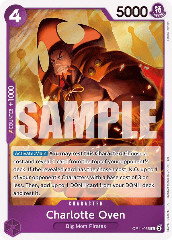 Charlotte Oven - OP11-066 - Rare Foil (Inglés Foil NM)