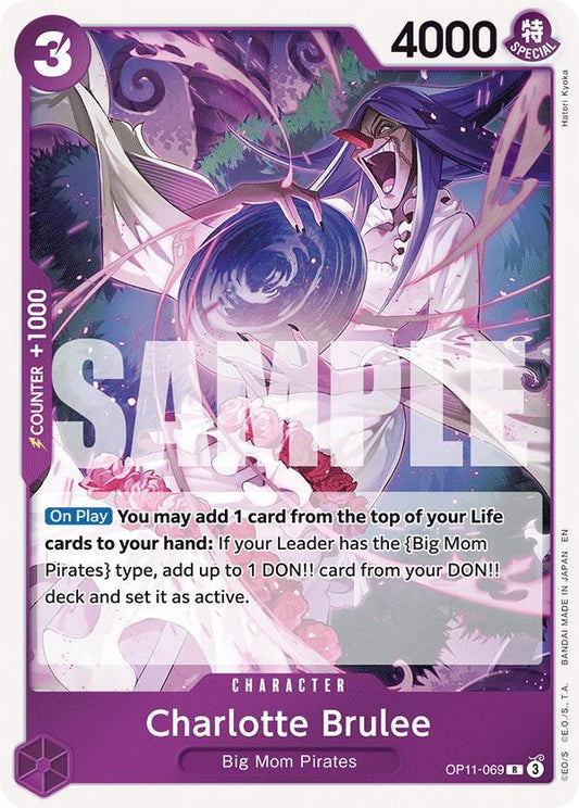 Charlotte Brulee - OP11-069 - Rare Foil (Inglés Foil NM)