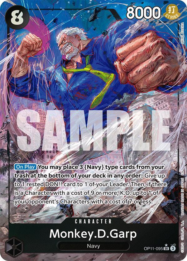 Monkey.D.Garp (Alternate Art) - OP11-095 - Alternate Art Foil (Inglés Foil NM)