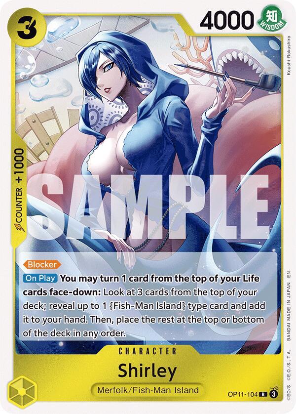 Shirley - OP11-104 - Rare Foil (Inglés Foil NM)