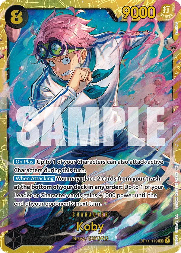 Koby (119) - OP11-119 - Secret Rare Foil (Inglés Foil NM)
