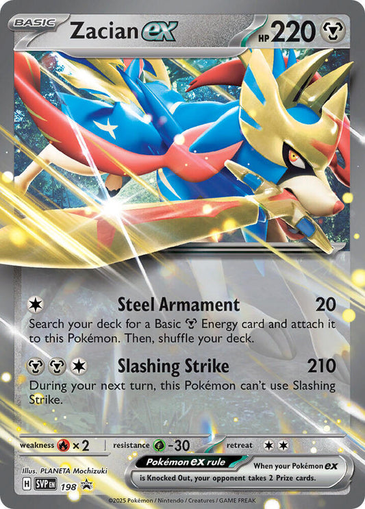 Zacian ex - 198 - Promo (Inglés Foil NM)