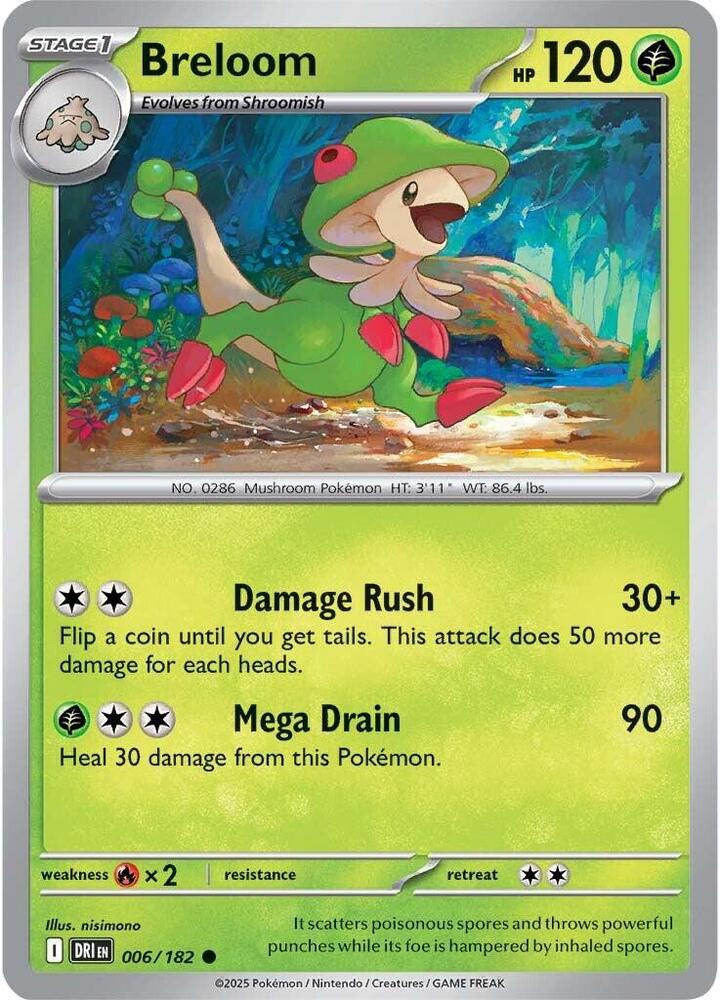 Breloom - 006/182 - Common (Español NM)