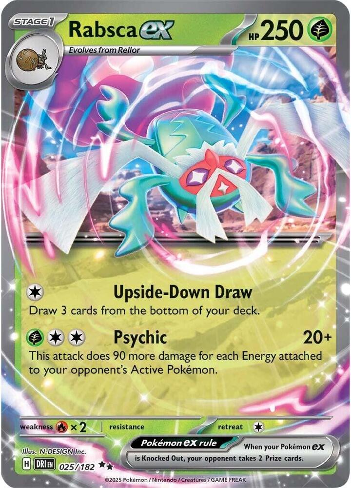 Rabsca ex - 025/182 - Double Rare (Inglés Foil NM)