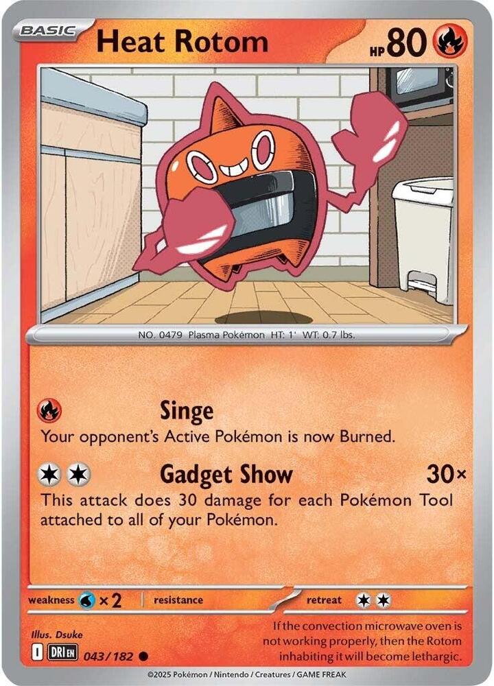Heat Rotom - 043/182 - Common (Español NM)