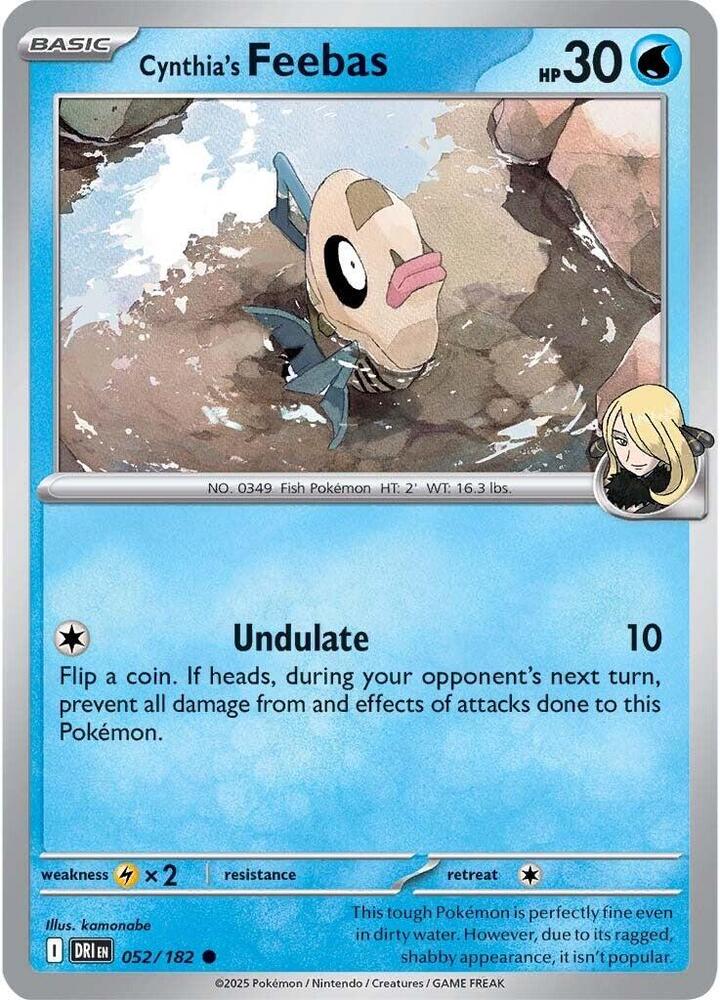 Cynthia's Feebas - 052/182 - Common (Español NM)