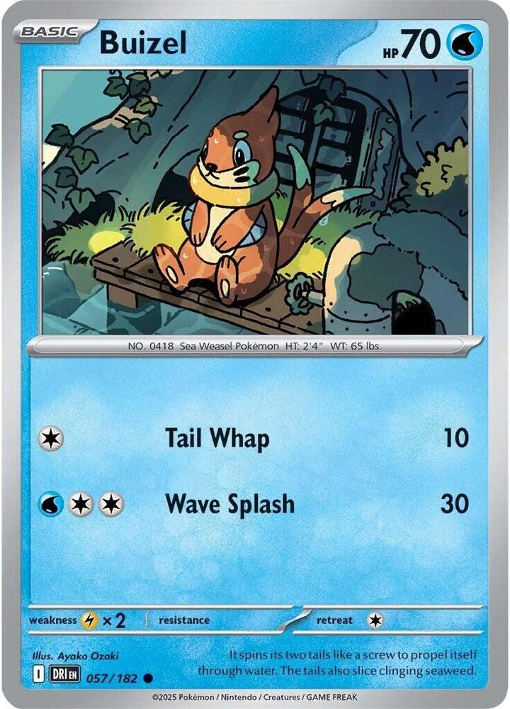 Buizel - 057/182 - Common (Inglés NM)