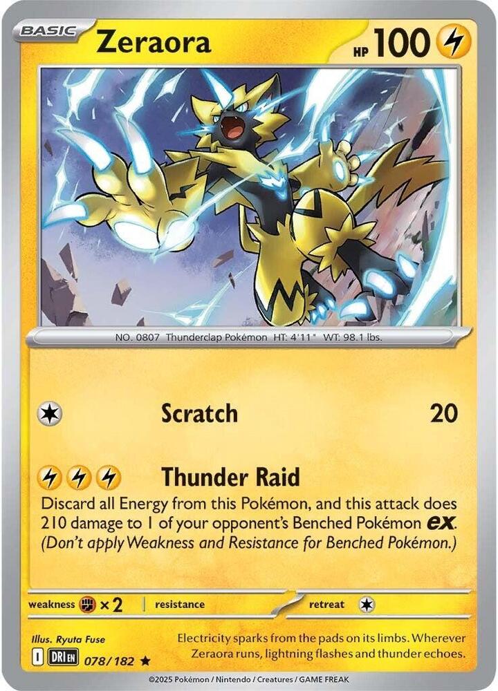 Zeraora - 078/182 - Rare (Inglés Foil NM)