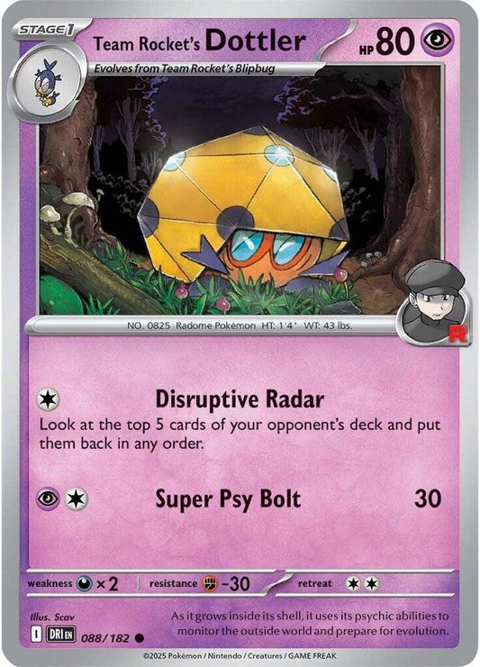 Team Rocket's Dottler - 088/182 - Common (Español NM)