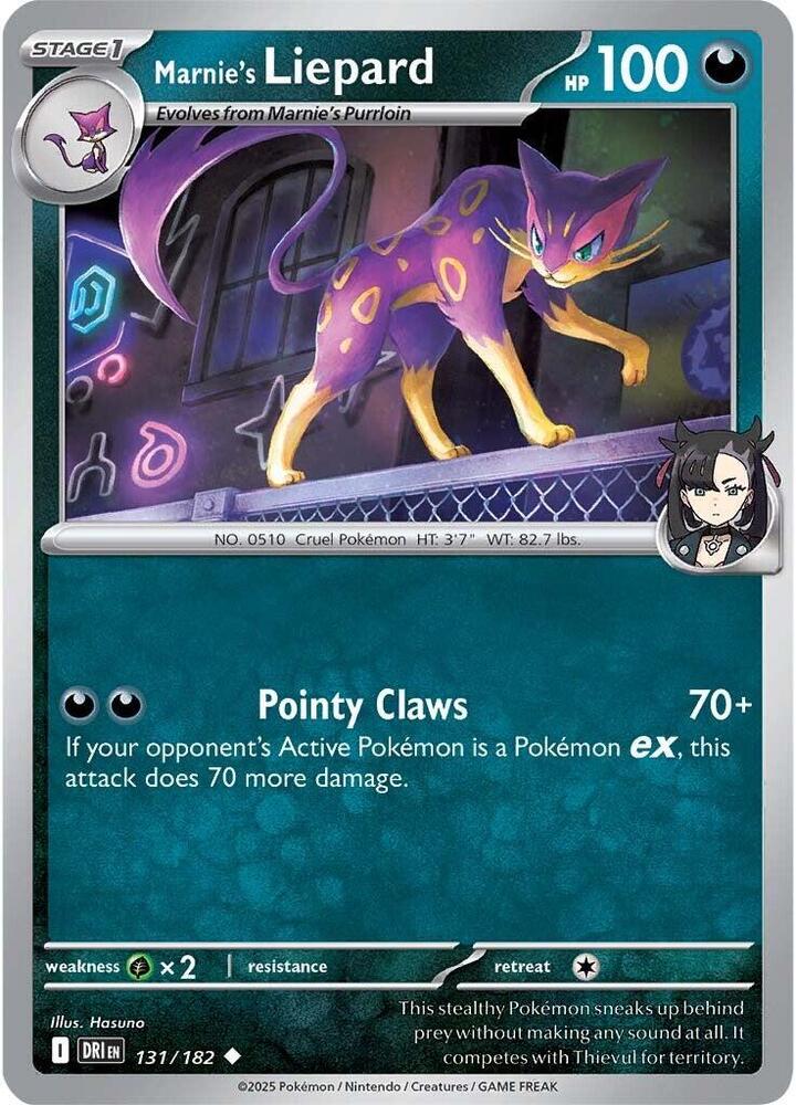 Marnie's Liepard - 131/182 - Uncommon (Español NM)