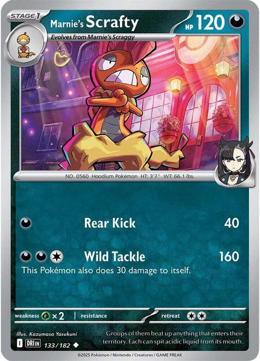 Marnie's Scrafty - 133/182 - Uncommon (Español NM)